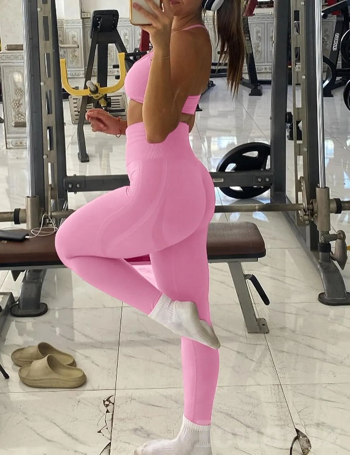 Scrunch Butt Lifting Leggings for Women Empower Seamless Workout Gym Leggings High Waist Tummy Control Yoga Pants