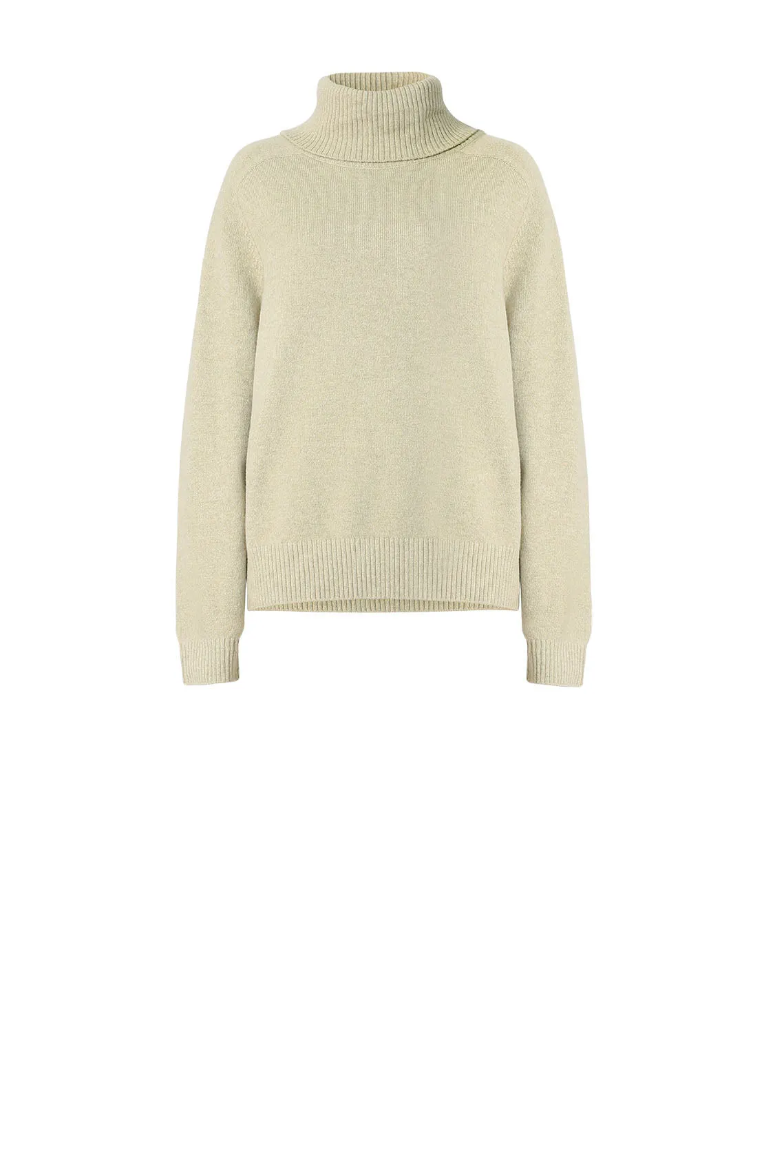 serving polo sweater / clary sage marled
