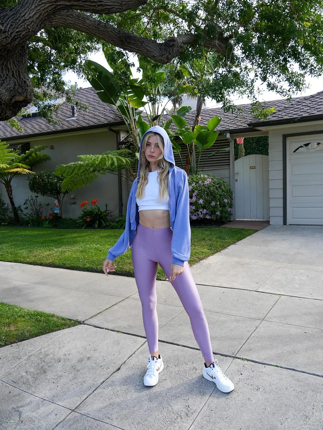 Shiny Leggings High Waist Neon Leggings Elastic Stretch Skinny Comfy Lightweight Pants Tights Disco Party Rave