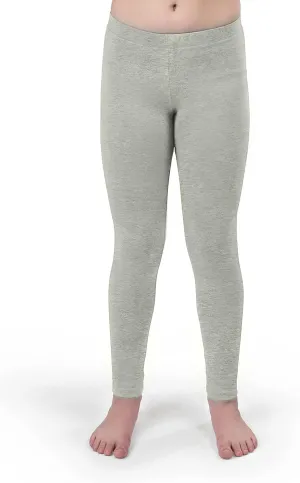 Silky Toes Girls Leggings Basic School Premium Cotton Footless Leggings for Toddler, Little Kid to Teen Girl