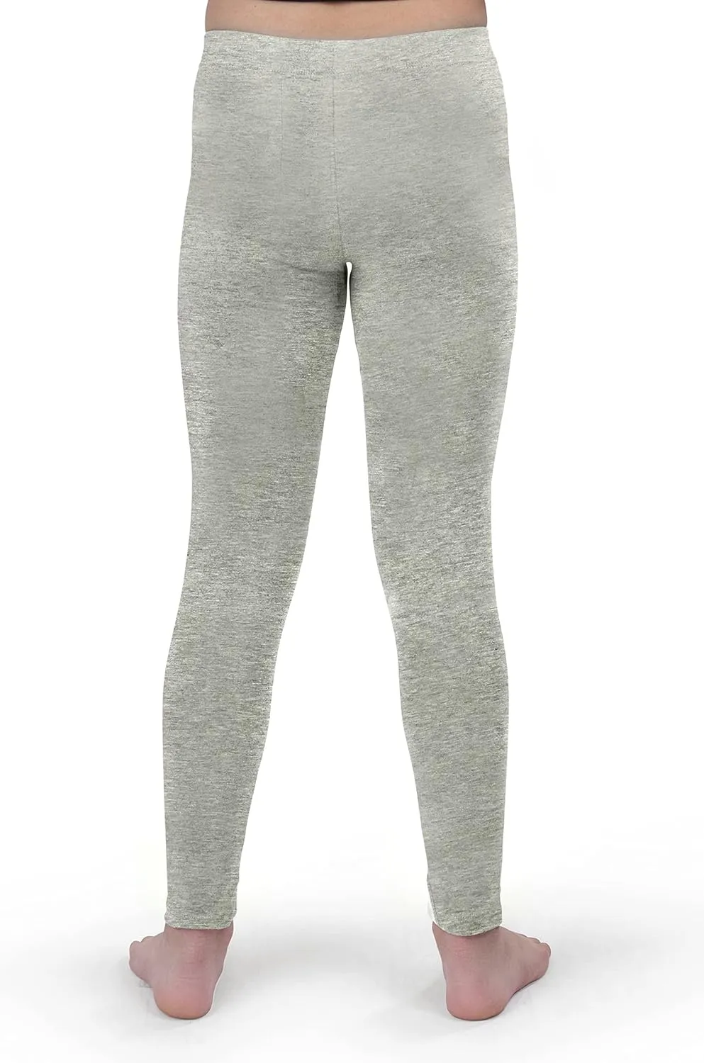 Silky Toes Girls Leggings Basic School Premium Cotton Footless Leggings for Toddler, Little Kid to Teen Girl