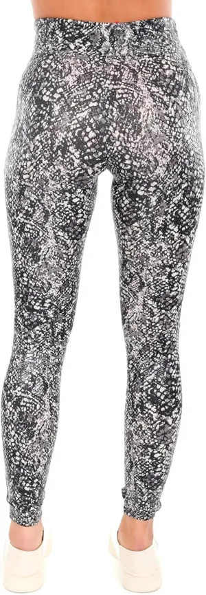 SPANX Faux Leather Snake Shine Leggings