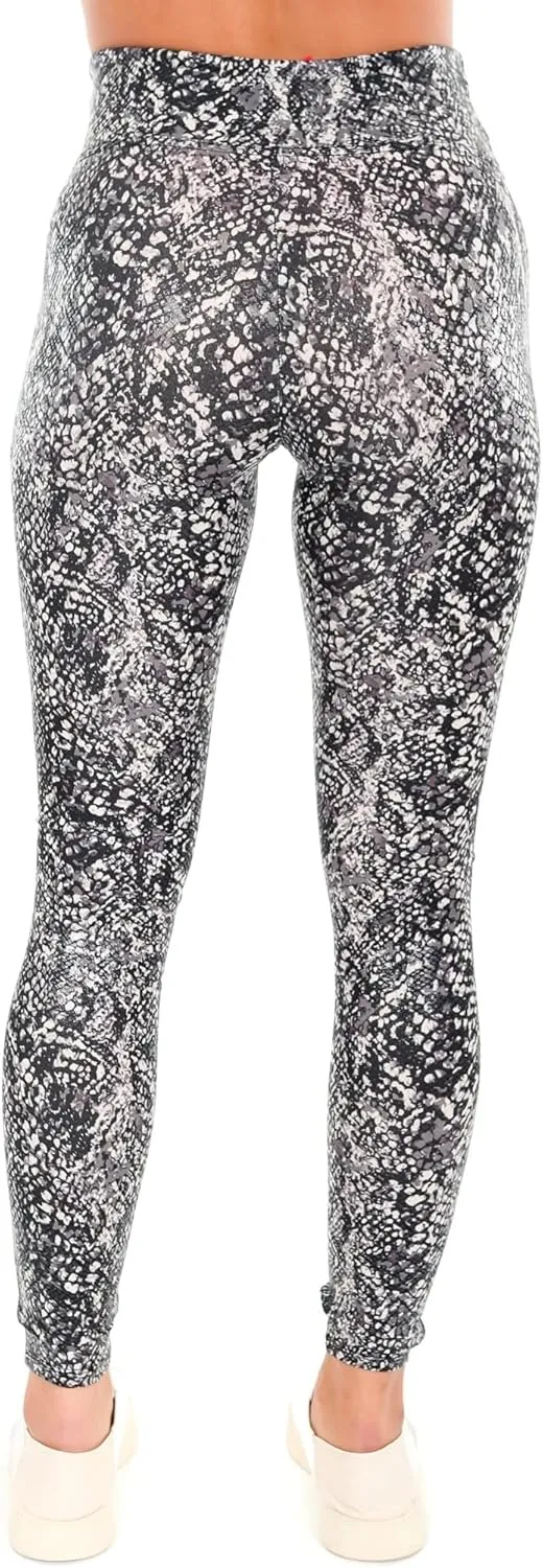 SPANX Faux Leather Snake Shine Leggings