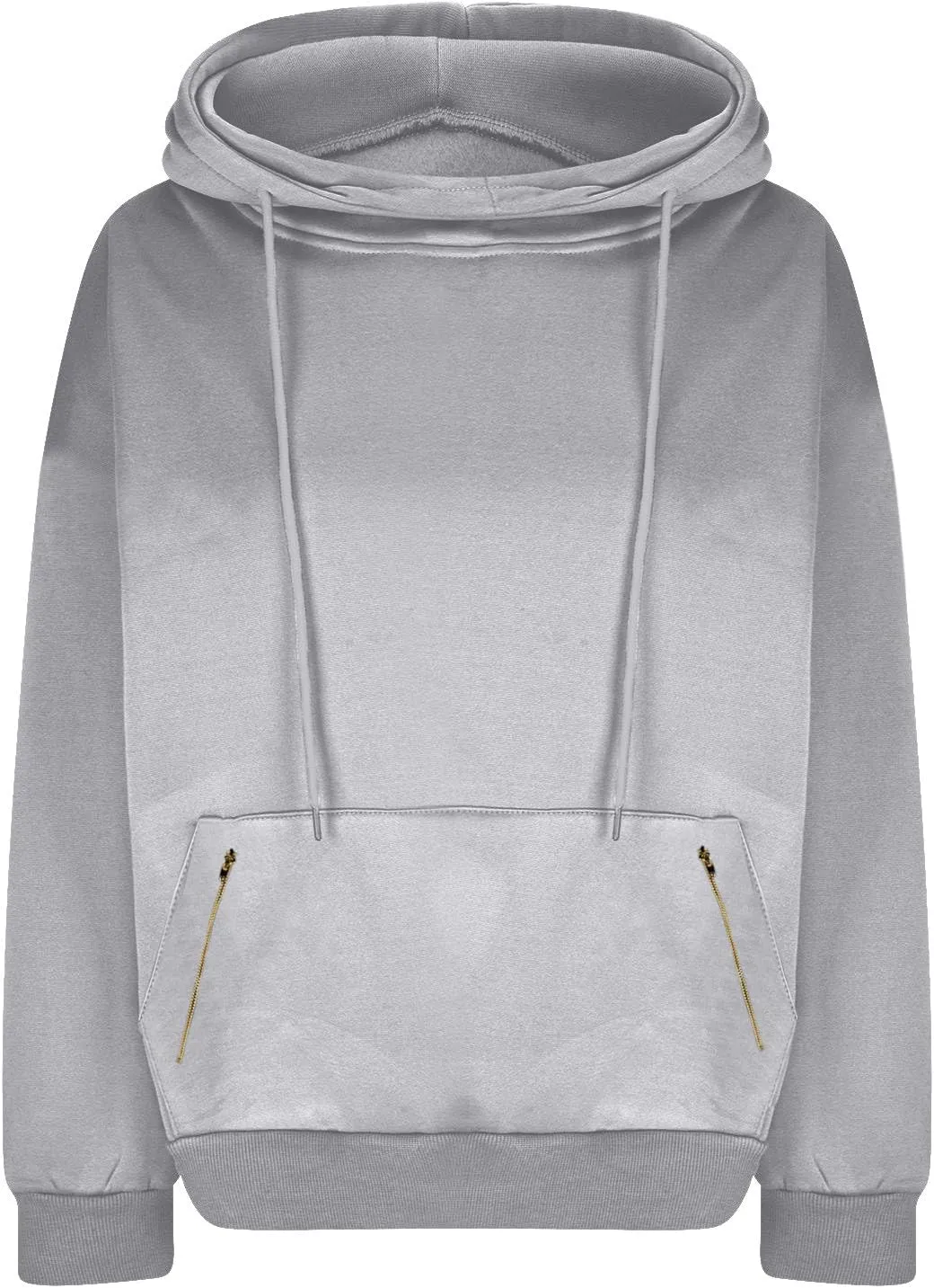 Sweatshirt for Women, Womens Cowl Neck Hoodies with Drawstring 2024 Fall Fashion Pullover Long Sleeve Shirts