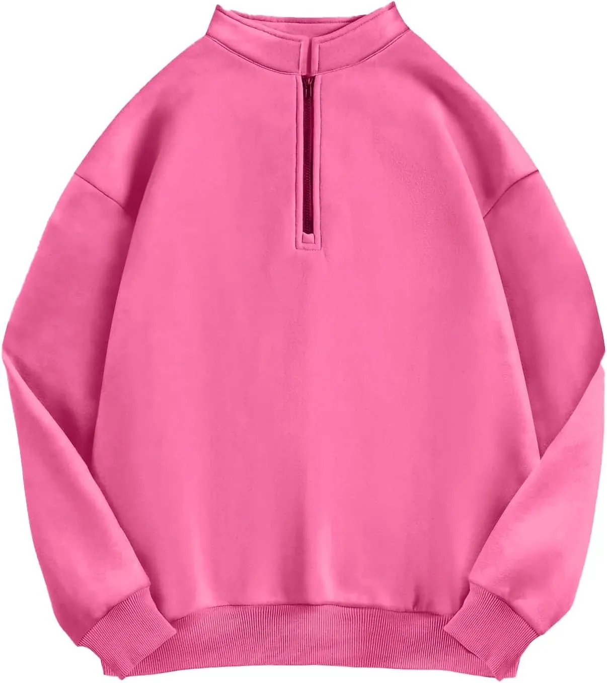 Sweatshirts For Women Long Sleeve Pullover Oversized Solid Color Hoodies Fleece Sweaters Fall Outfits Fashion Y2K Clothes