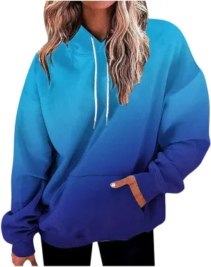 TANGNADE Women's Oversized Hoodies Casual Pullover Sweatshirt Fall Fashion 2024 Winter Outfits Trendy Teens Preppy Clothes