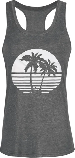 Tank Tops for Women Racerback Summer Sleeveless Casual Graphic Basic Top Shirts