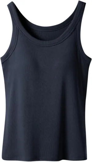 Tank with Built in Bra for Women High Support Athletic Gym Yoga Camisole Tank Tops Summer Casual Basic Top