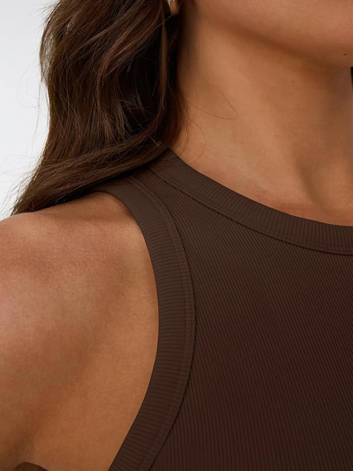 Trendy Queen Womens Tank Tops Summer Workout Racerback Ribbed Shirts Beach Vacation Outfits Spring Fashion Y2k Clothes