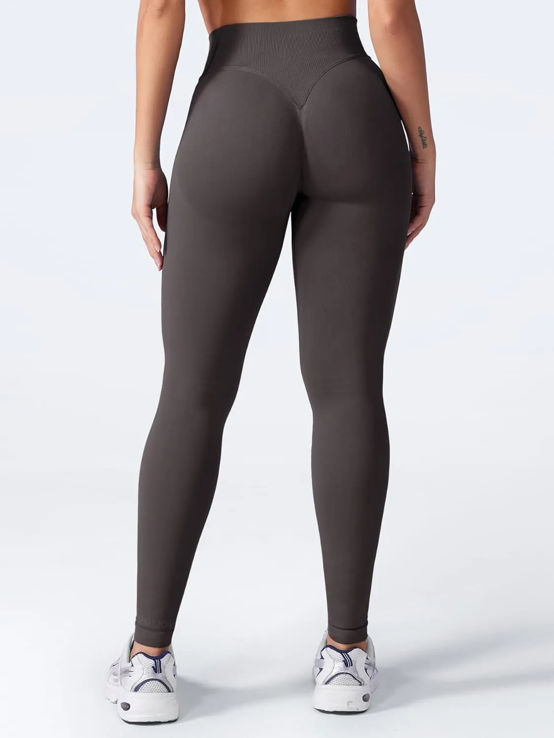 VOYJOY Women Seamless Impact Leggings Scrunch Workout Leggings Medium Waist Tummy Control Butt Lifting Gym Yoga Pants