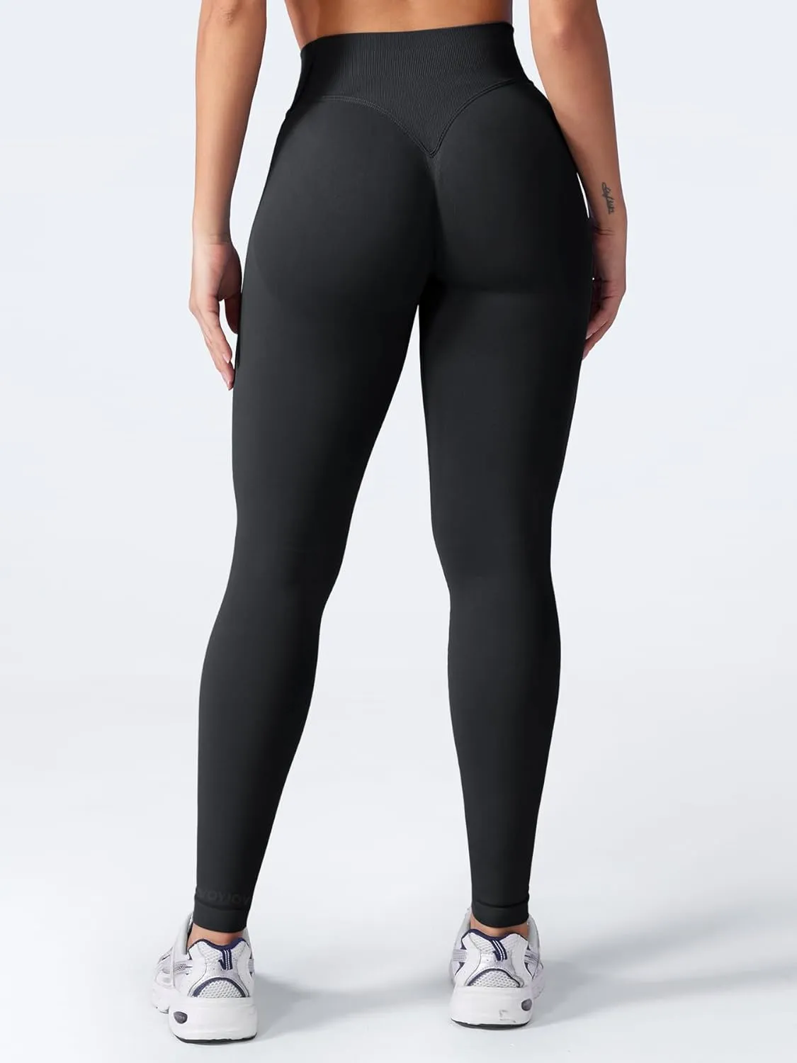VOYJOY Women Seamless Impact Leggings Scrunch Workout Leggings Medium Waist Tummy Control Butt Lifting Gym Yoga Pants