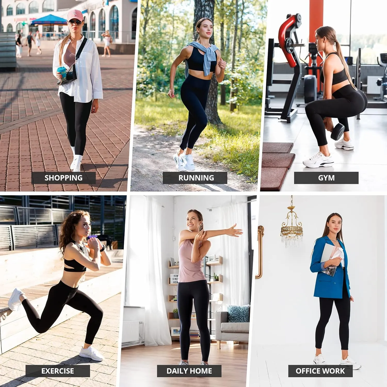 Walifrey High Waisted Leggings for Women 3 Packs, Buttery Soft Womens Leggings for Gym Yoga Workout