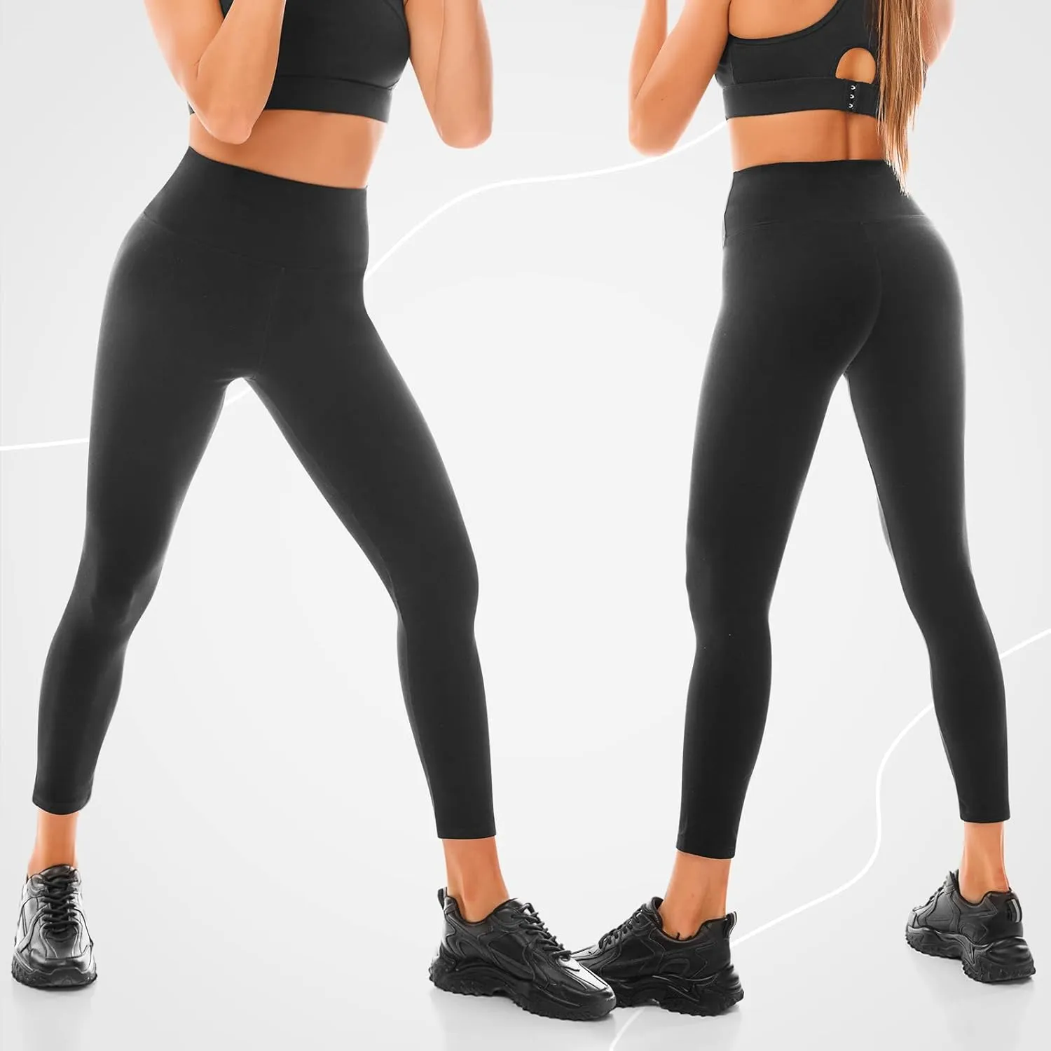 Walifrey High Waisted Leggings for Women 3 Packs, Buttery Soft Womens Leggings for Gym Yoga Workout