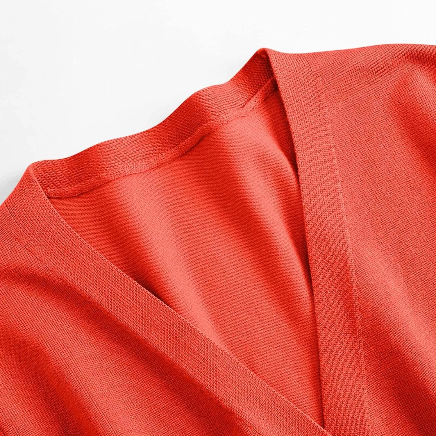 Women Cardigan Sweater Lightweight Solid Open Front Button Down Cardigan Slim Fit Long Sleeve Causal Knit Cardigan