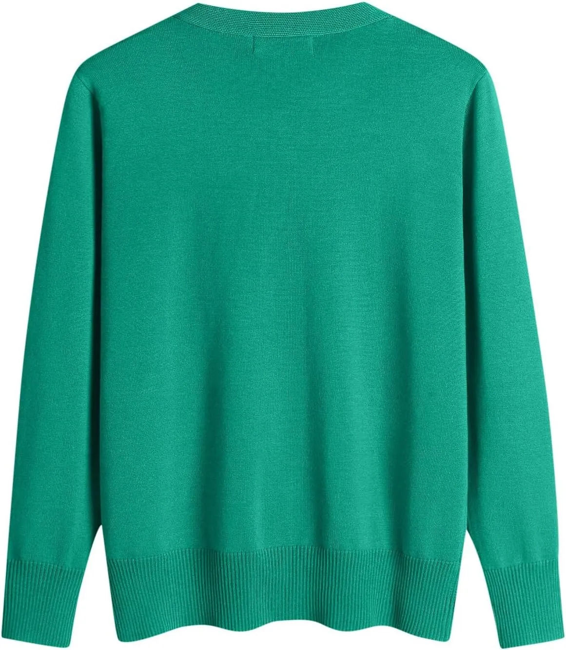 Women Cardigan Sweater Lightweight Solid Open Front Button Down Cardigan Slim Fit Long Sleeve Causal Knit Cardigan