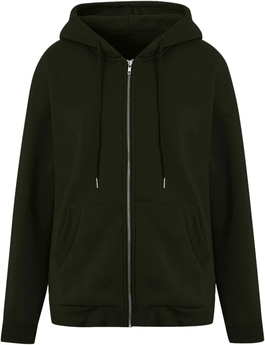 Women Fashion Cute Hoodies Oversized Sweatshirts Zip Up Hoodies Jackets Fall Fleece Clothes Casual Tops For Teen Girls