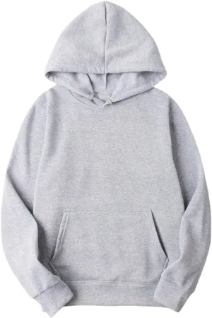 Womens Crewneck Oversized Sweatshirt Drawstring 2024 Fall Warm Cropped Solid Hoodies Loose Long Sleeve Pullover Tops