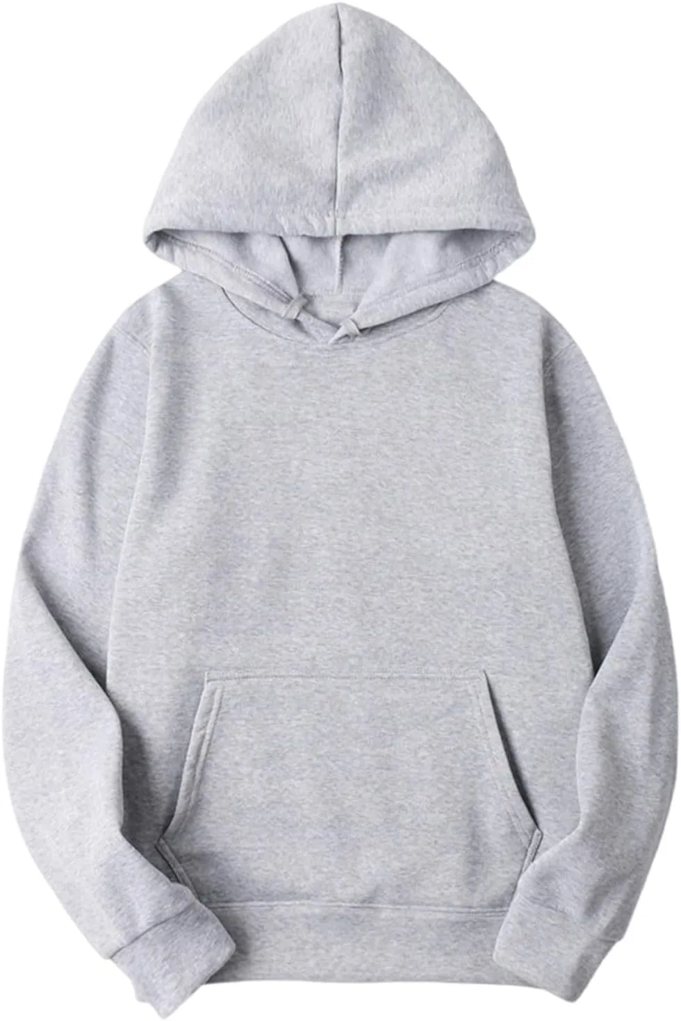 Womens Crewneck Oversized Sweatshirt Drawstring 2024 Fall Warm Cropped Solid Hoodies Loose Long Sleeve Pullover Tops