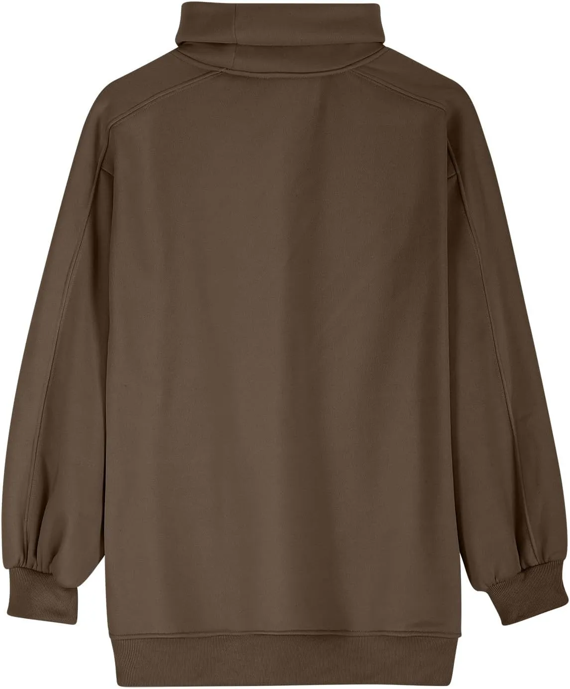 Womens Cute Oversized Hoodies Trendy High Neck Pullover Shirts Teen Girls Preppy Sweatshirts Fall Winter Clothes 2024