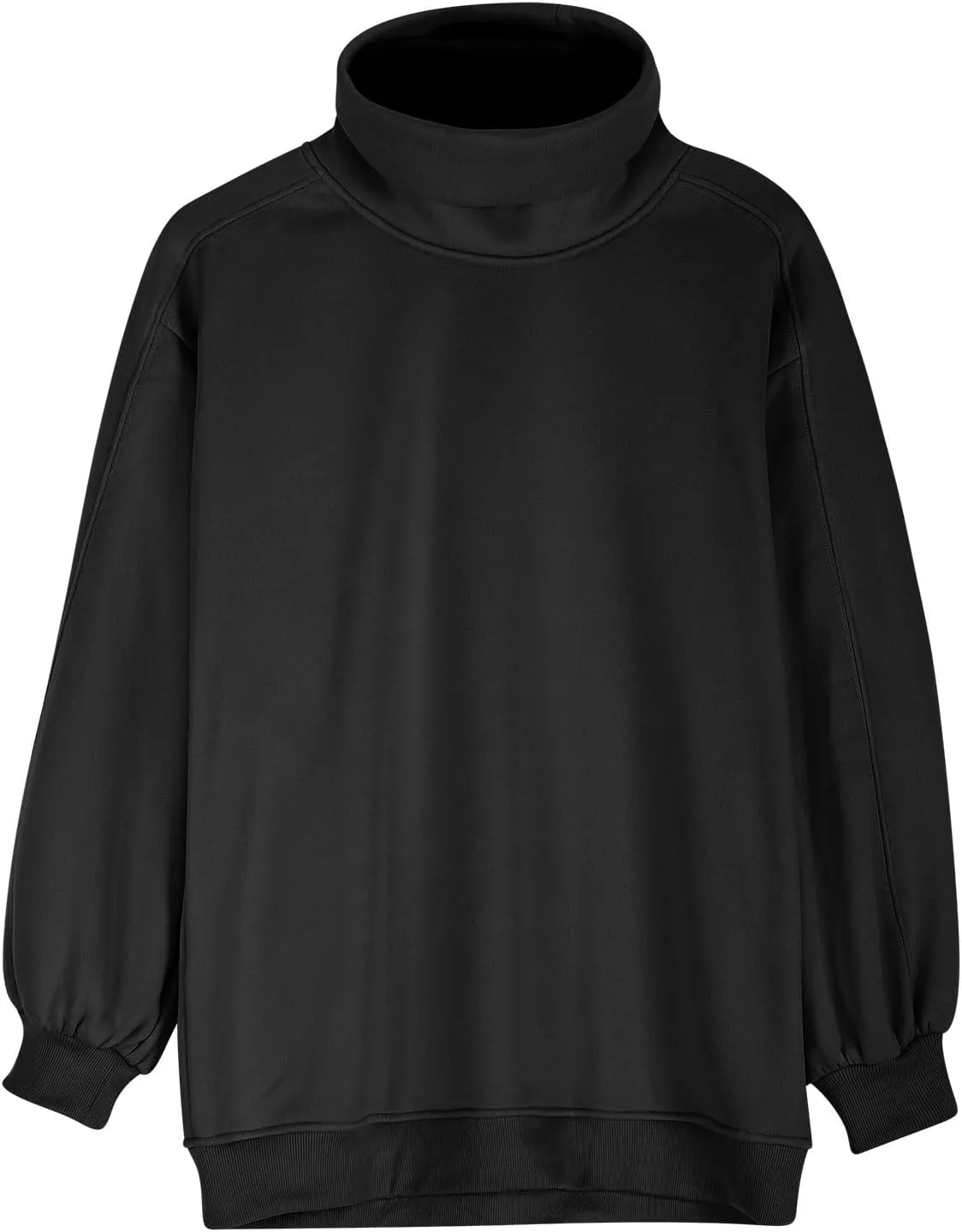 Womens Cute Oversized Hoodies Trendy High Neck Pullover Shirts Teen Girls Preppy Sweatshirts Fall Winter Clothes 2024