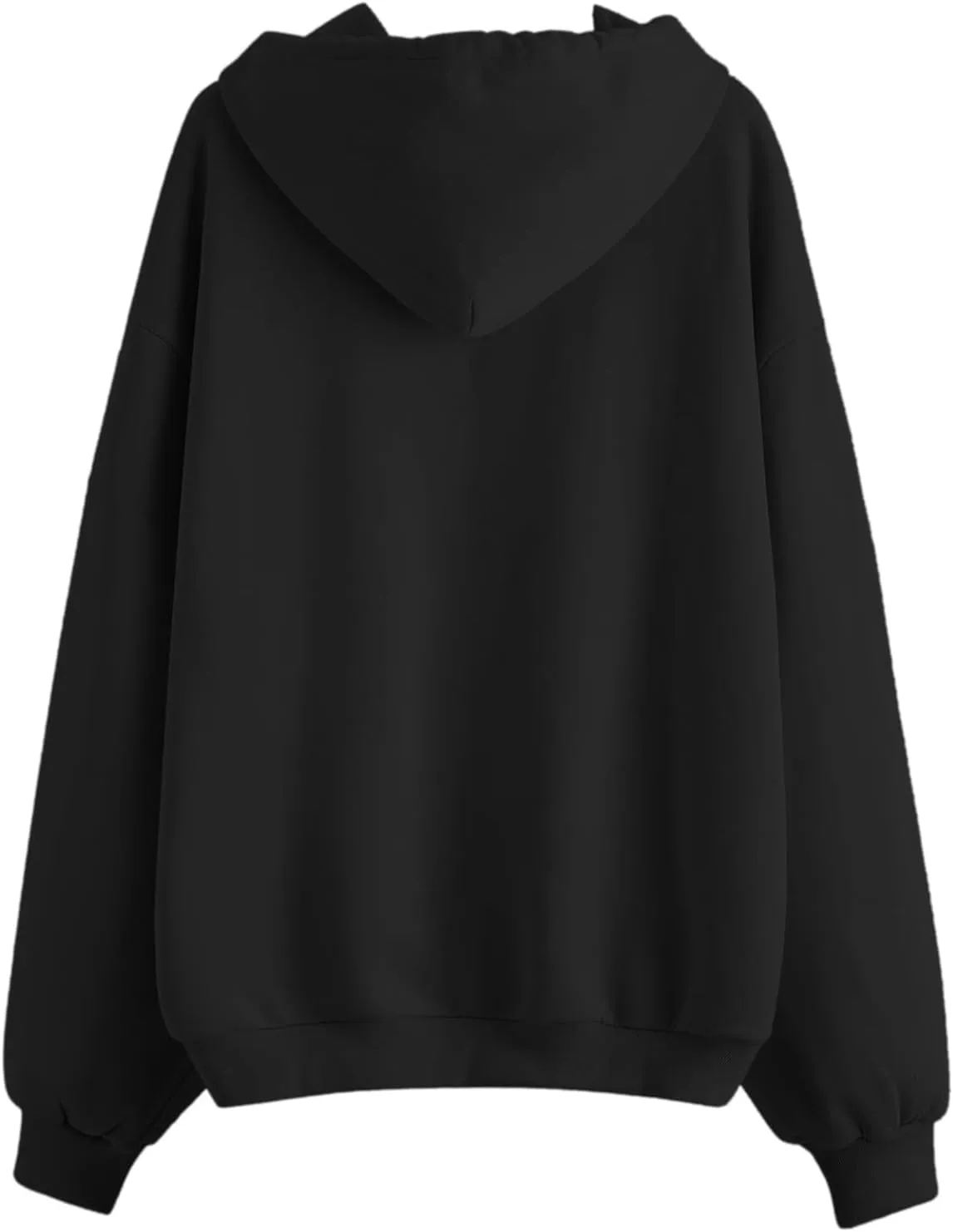 Women's Drawstring Zip Up Cute Hoodies Fall Jacket Oversized Casual Sweatshirts with Pocket 2025 Trendy