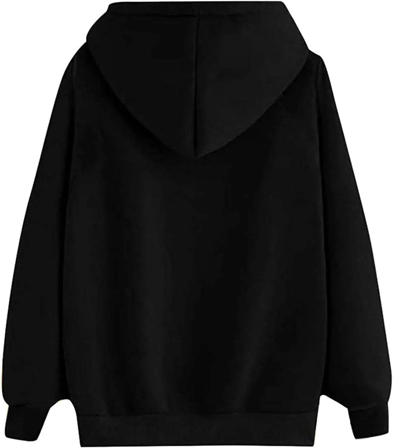 Womens Hoodies Pullover Fall Fashion Love Heart Print Long Sleeve Oversized Sweatshirt Loose Fit Blouses with Pockets
