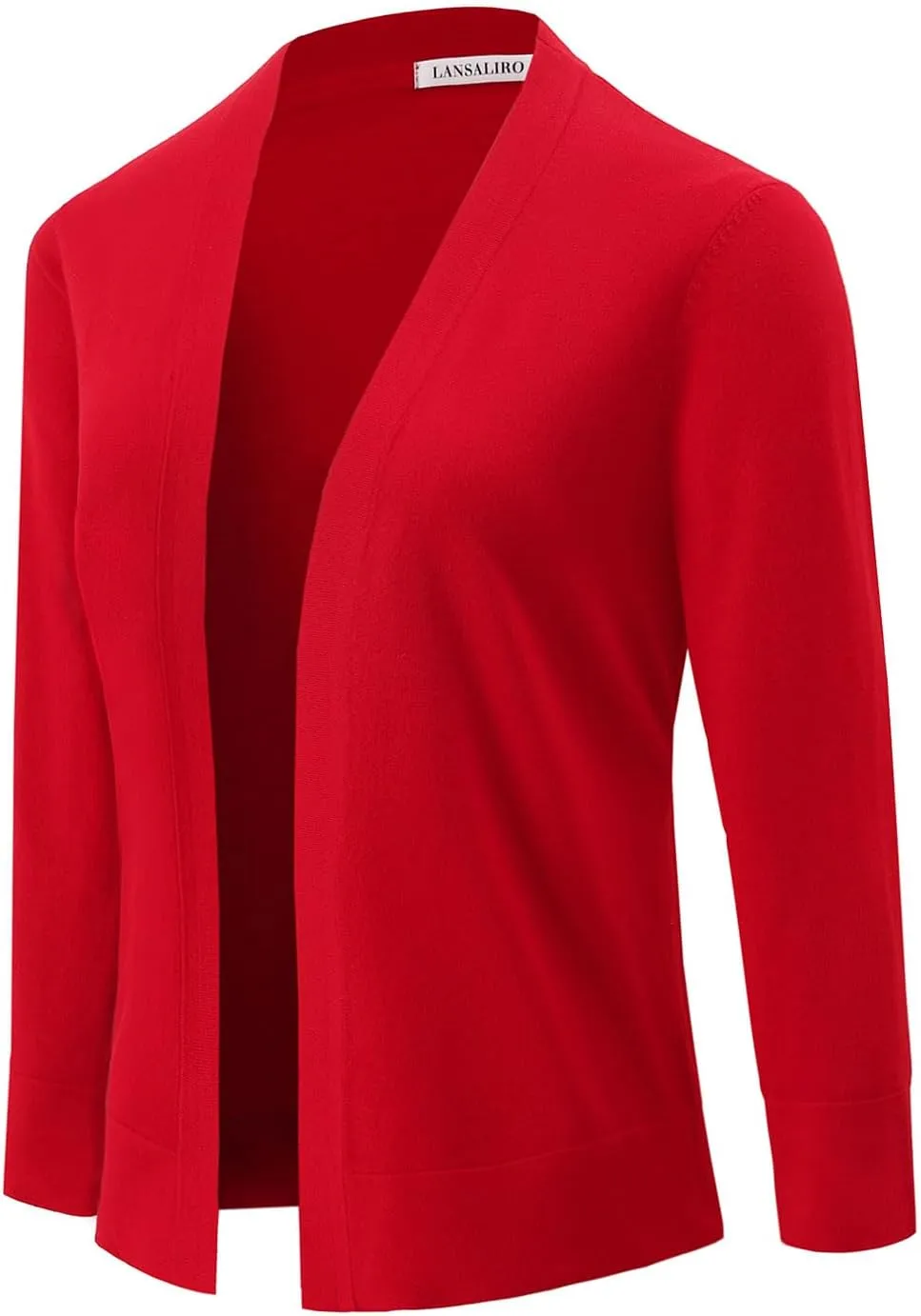 Women's Open Front Cardigans Sweaters Casual Lightweight Long Sleeve Knitted Tops