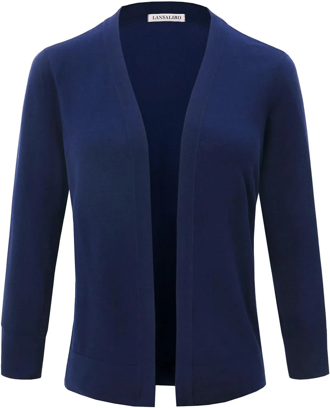 Women's Open Front Cardigans Sweaters Casual Lightweight Long Sleeve Knitted Tops