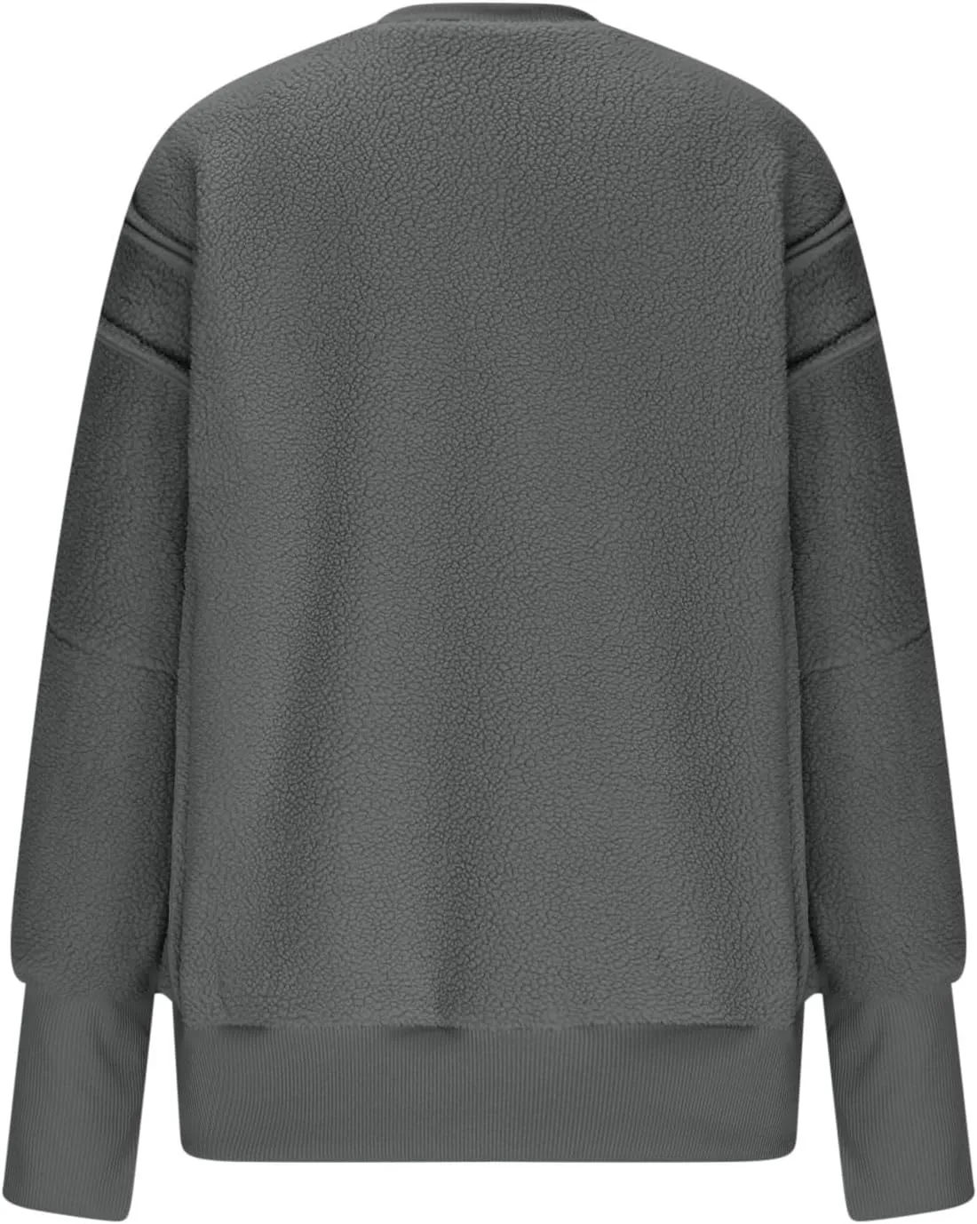 Women's Oversized Crewneck Sweatshirts Trendy Long Sleeve Fleece Pullover Fall Fashion Tops Comfort Winter Clothes