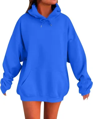 Womens Oversized Hoodies Winter Cotton Sweatshirts Pullover 2024 Fashion Tops Trendy Outfits Loose Sweatshirts