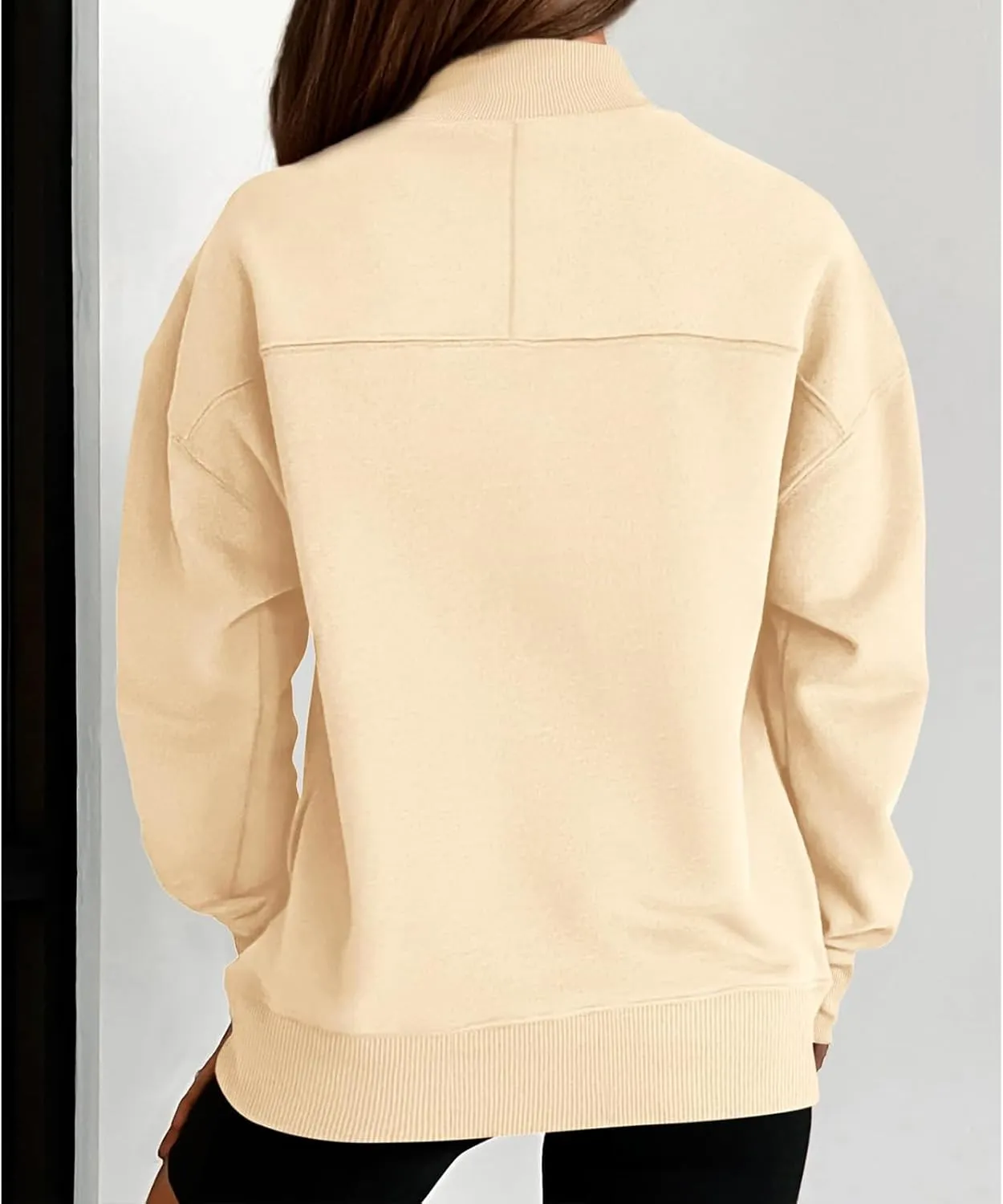 Womens Oversized Sweatshirts Turtleneck Pullover Long Sleeve Sweatshirt Casual Loose Tops Fall Fashion Outfits