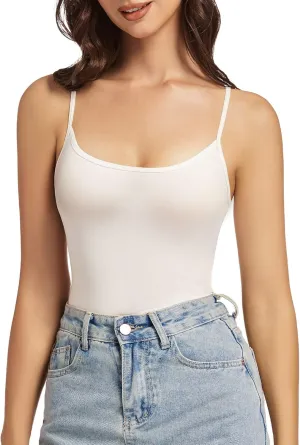 Women's Square Neck Tank Top Spaghetti Strap Shirt Summer Going Out Basic Camisole