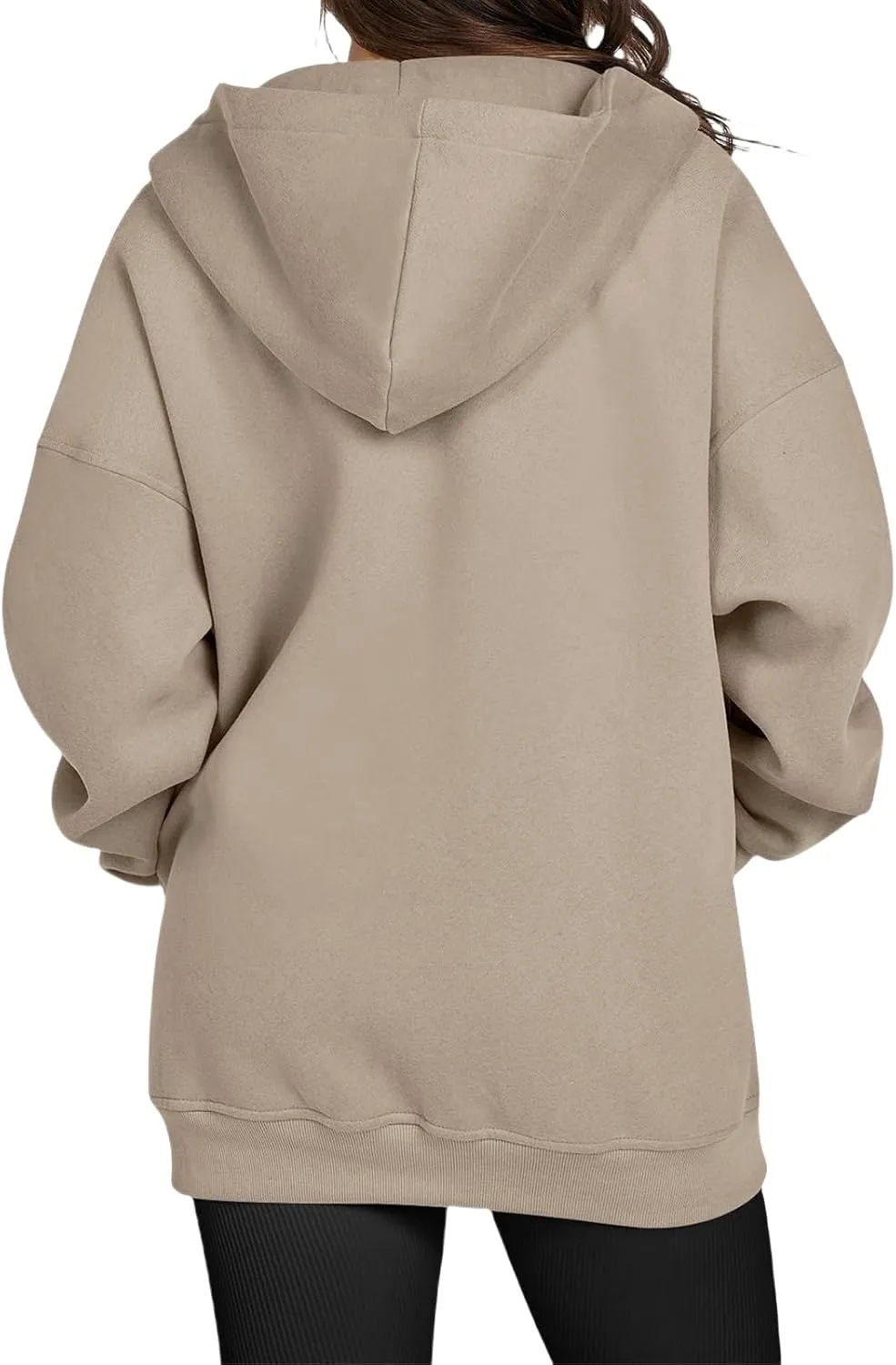 Womens Zip Up Hoodies Oversized Hooded Sweatshirt Casual Long Sleeve Jackets Coat Workout Tops Y2K Outfits