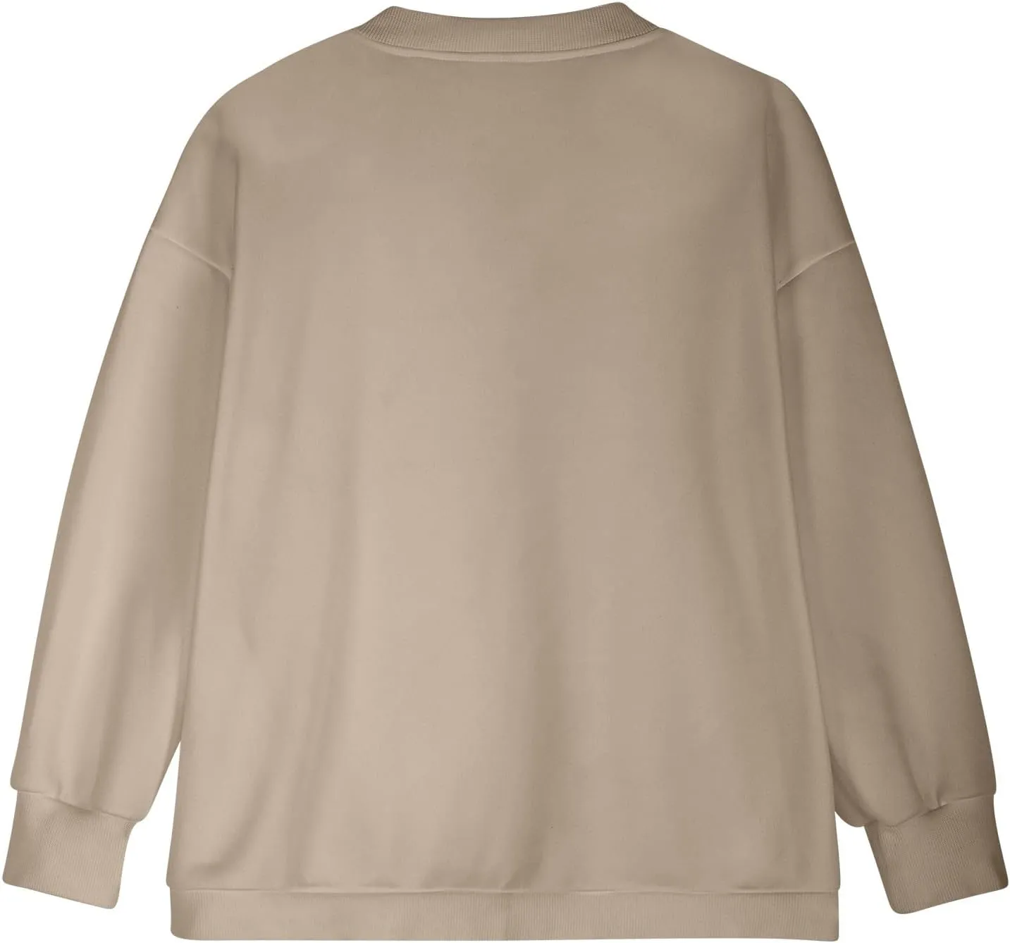 Women's Zip Up Oversized Hoodies Fall Long Sleeve Crewneck Sweatshirts Fleece Lined Loose Pullover Tops Jackets 2024