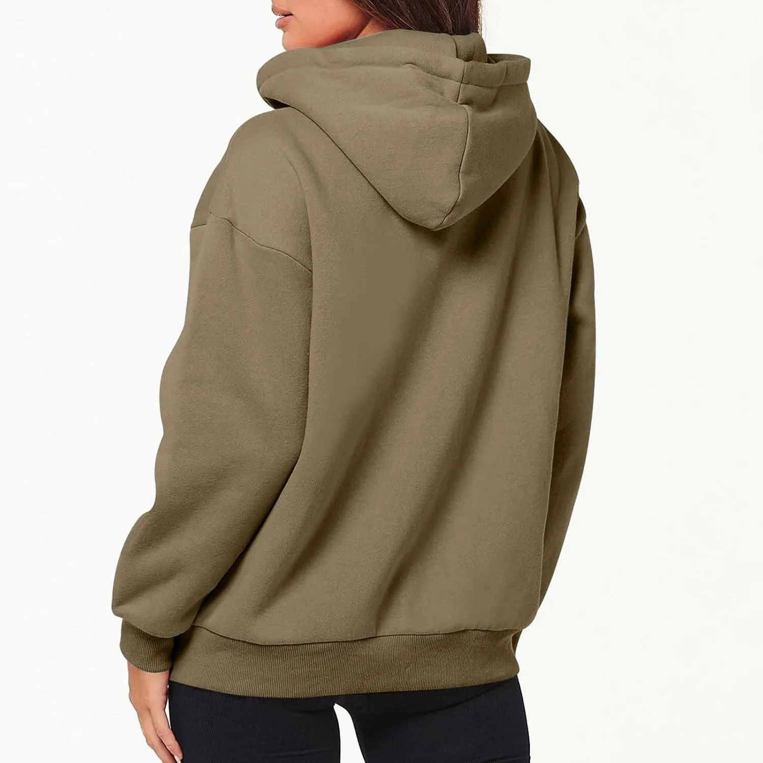 Womens Zip Up y2k Hoodies Fall Fashion Oversized Long Sleeve Hooded Sweatshirt Casual Lightweight Jacket With Pockets
