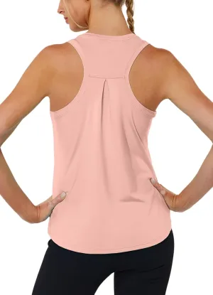 Workout Tank Tops for Women Racerback Tops Sleeveless Running Shirts Loose Fit Athletic Gym Quick Dry Exercise