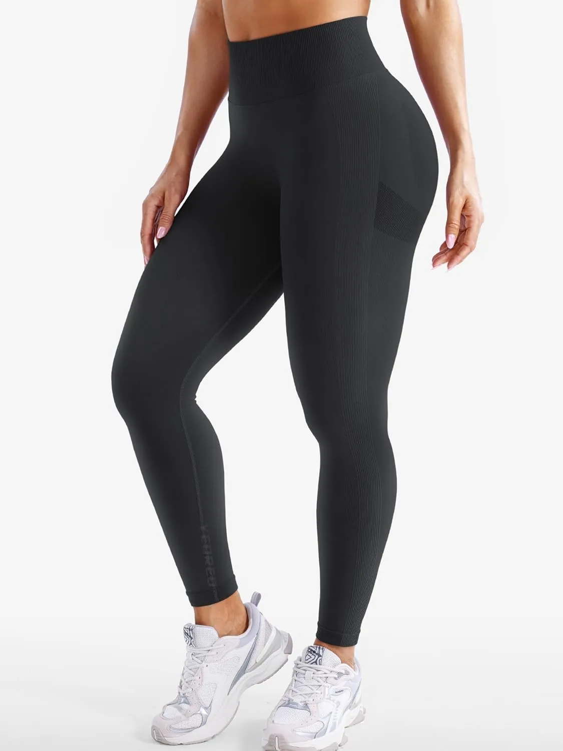 YEOREO Scrunch Butt Lift Leggings for Women Workout Yoga Pants Ruched Booty High Waist Seamless Leggings Compression Tights