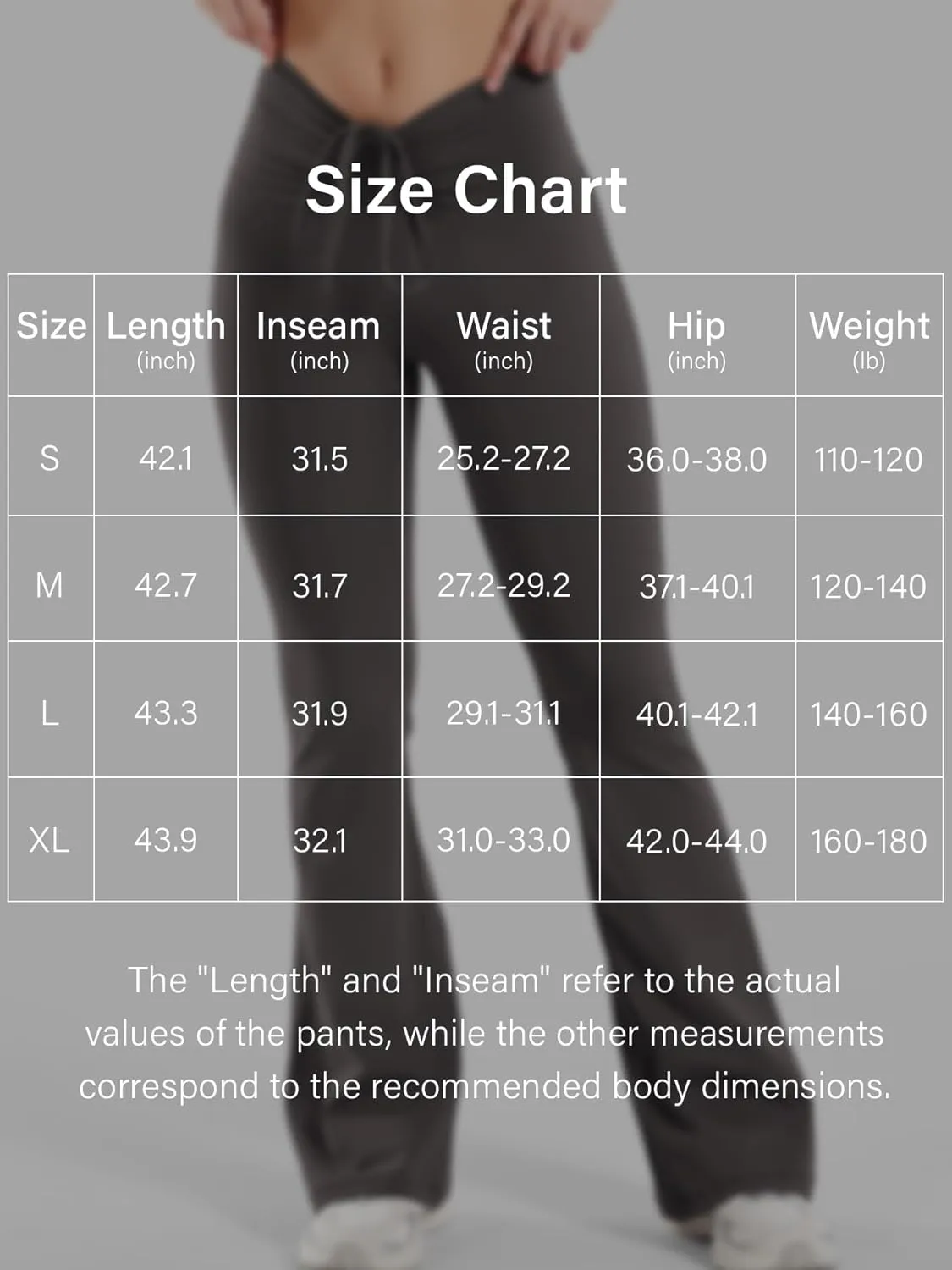 YEOREO Women Workout Scrunch Flare Leggings Drawstring No Front Seam Ericane Butt Lifting 31.5" Gym Yoga Leggings