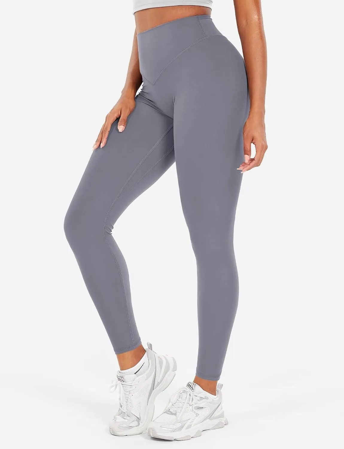YEOREO Workout Leggings for Women Hidden Scrunch Tummy Control Leggings Agathia High Waisted Gym Yoga Pants