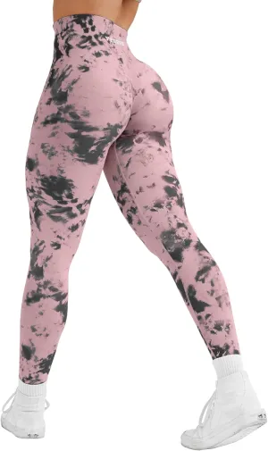 YEOREO Workout Leggings for Women Jada Scrunch Butt Lifting Leggings Seamless Screen Print Gym Yoga Pants